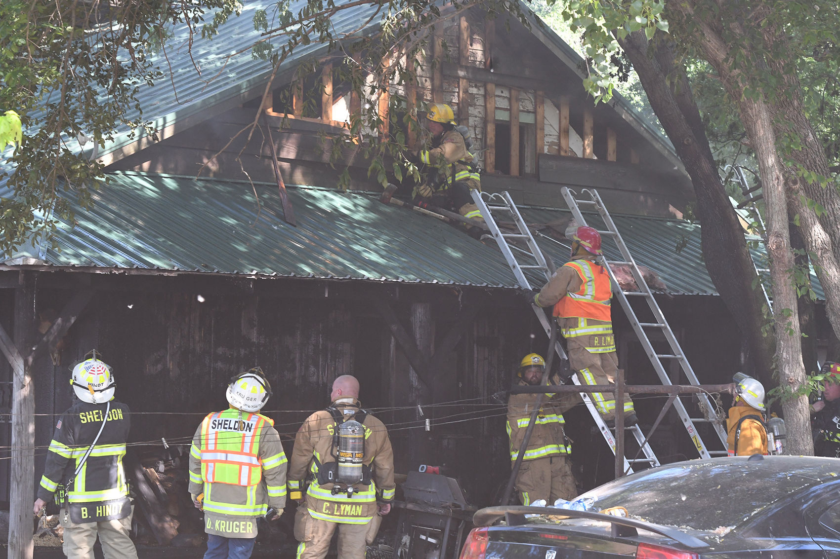 Archer house fire top level